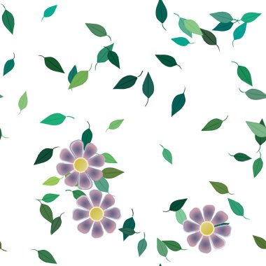 Çiçeksiz arka plan, vektör illüstrasyonu