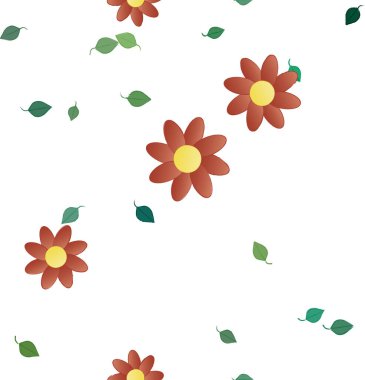 Çiçeksiz arka plan, vektör illüstrasyonu