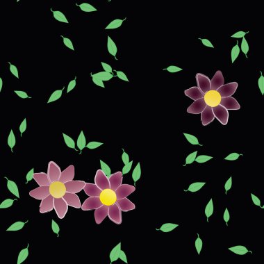 Çiçeksiz arka plan, vektör illüstrasyonu