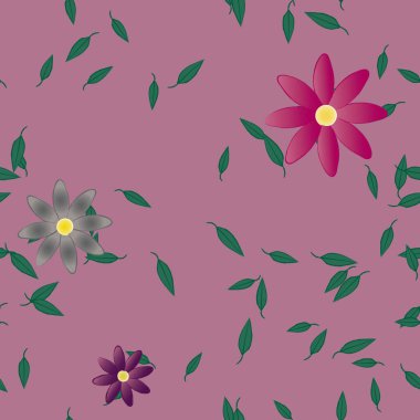 Çiçeksiz arka plan, vektör illüstrasyonu