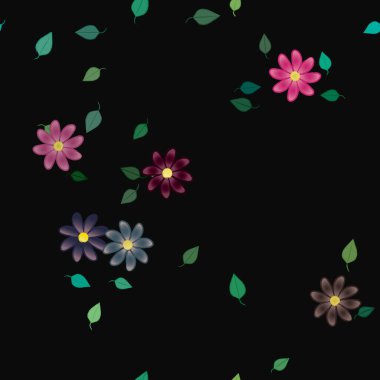 Çiçeksiz arka plan, vektör illüstrasyonu