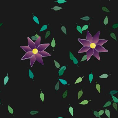 Çiçeksiz arka plan, vektör illüstrasyonu