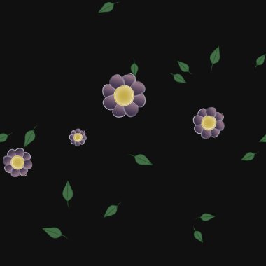 Çiçeksiz arka plan, vektör illüstrasyonu