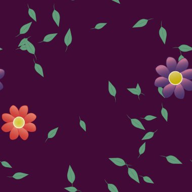 Çiçeksiz arka plan, vektör illüstrasyonu