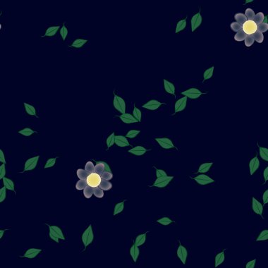 Çiçeksiz arka plan, vektör illüstrasyonu