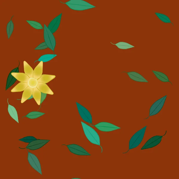 Hermoso Fondo Sin Costura Floral Ilustración Vectores — Vector de stock