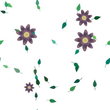 Çiçeksiz arka plan, vektör illüstrasyonu