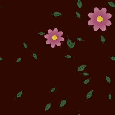 Çiçeksiz arka plan, vektör illüstrasyonu