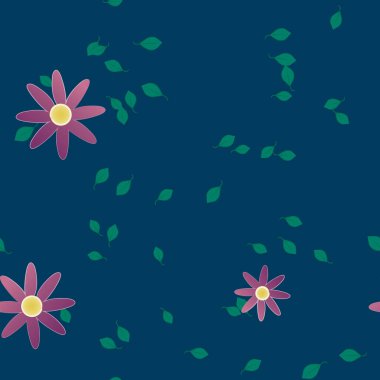 Çiçeksiz arka plan, vektör illüstrasyonu