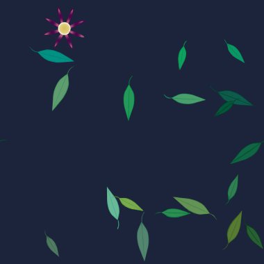 Çiçeksiz arka plan, vektör illüstrasyonu