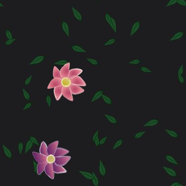 Çiçeksiz arka plan, vektör illüstrasyonu