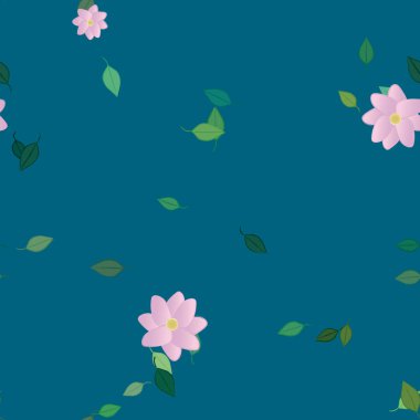 Çiçeksiz arka plan, vektör illüstrasyonu