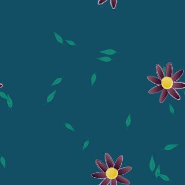 Çiçeksiz arka plan, vektör illüstrasyonu