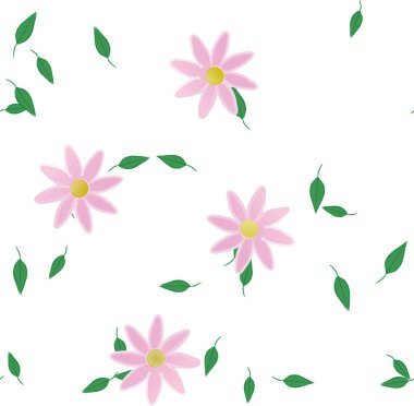 Çiçeksiz arka plan, vektör illüstrasyonu