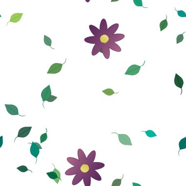 Çiçeksiz arka plan, vektör illüstrasyonu