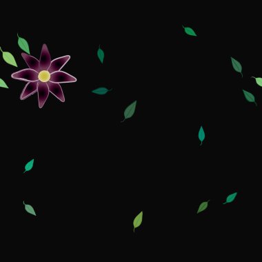 Çiçeksiz arka plan, vektör illüstrasyonu