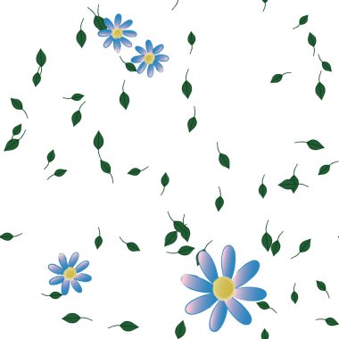 Çiçeksiz arka plan, vektör illüstrasyonu