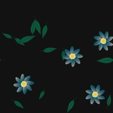 Çiçeksiz arka plan, vektör illüstrasyonu