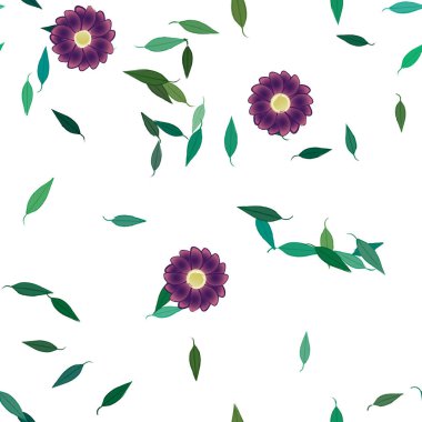 Çiçeksiz arka plan, vektör illüstrasyonu