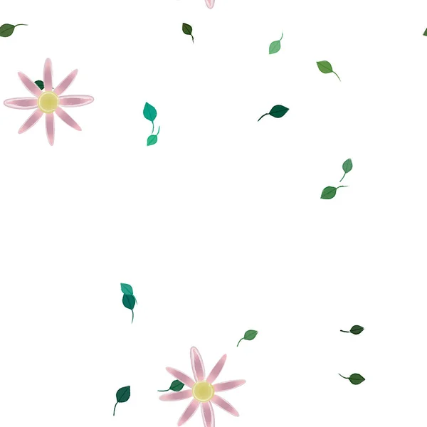 Kaunis Kukka Saumaton Tausta Vektori Kuva — vektorikuva