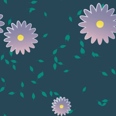 Çiçeksiz arka plan, vektör illüstrasyonu