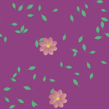 Çiçeksiz arka plan, vektör illüstrasyonu