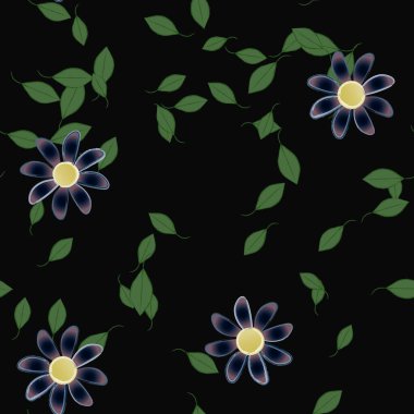 Çiçeksiz arka plan, vektör illüstrasyonu