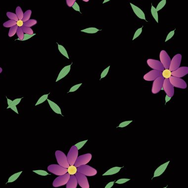 Çiçeksiz arka plan, vektör illüstrasyonu