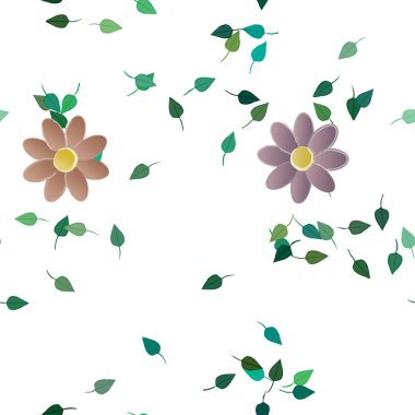 Çiçeksiz arka plan, vektör illüstrasyonu