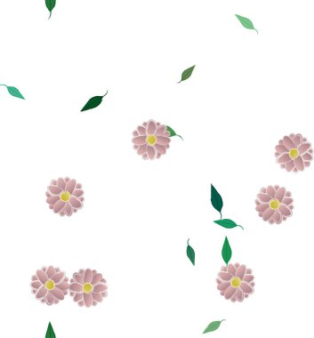 Çiçeksiz arka plan, vektör illüstrasyonu