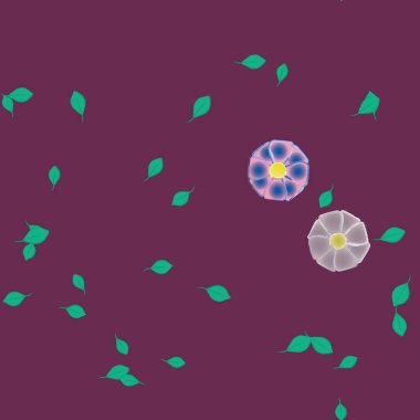 Çiçeksiz arka plan, vektör illüstrasyonu