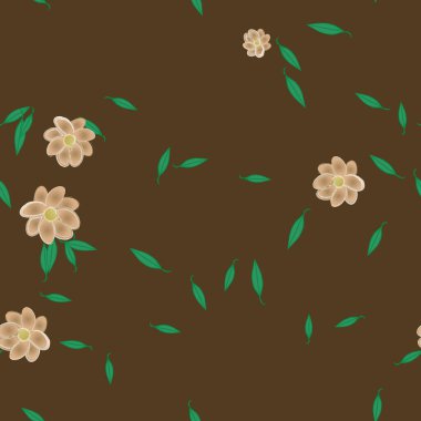 Çiçeksiz arka plan, vektör illüstrasyonu