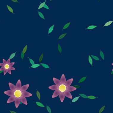 Çiçeksiz arka plan, vektör illüstrasyonu