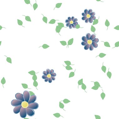 Çiçeksiz arka plan, vektör illüstrasyonu