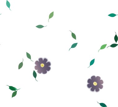 Çiçeksiz arka plan, vektör illüstrasyonu