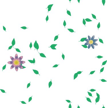 Çiçeksiz arka plan, vektör illüstrasyonu