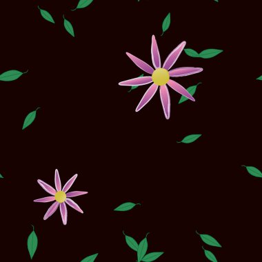 Çiçeksiz arka plan, vektör illüstrasyonu