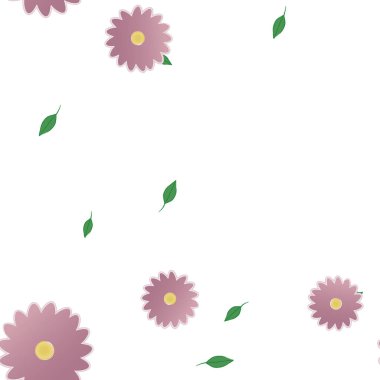 Çiçeksiz arka plan, vektör illüstrasyonu