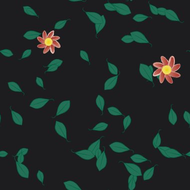 Çiçeksiz arka plan, vektör illüstrasyonu