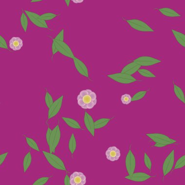 Çiçeksiz arka plan, vektör illüstrasyonu