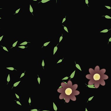 Çiçeksiz arka plan, vektör illüstrasyonu