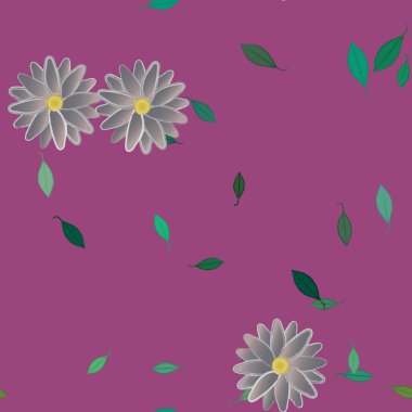 Çiçeksiz arka plan, vektör illüstrasyonu