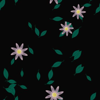 Çiçeksiz arka plan, vektör illüstrasyonu