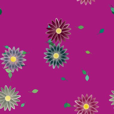 Çiçeksiz arka plan, vektör illüstrasyonu