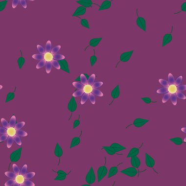 Çiçeksiz arka plan, vektör illüstrasyonu