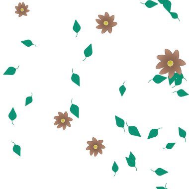 Çiçeksiz arka plan, vektör illüstrasyonu