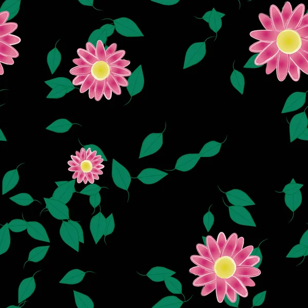 Çiçeksiz arka plan, vektör illüstrasyonu