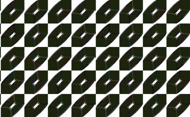 Geometrik soyut dikişsiz desen, vektör illüstrasyonu