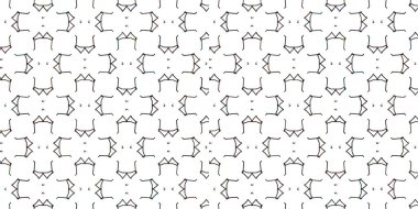 Geometrik soyut dikişsiz desen, vektör illüstrasyonu