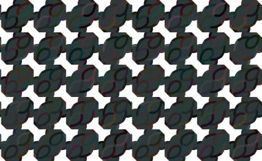 Geometrik soyut dikişsiz desen, vektör illüstrasyonu